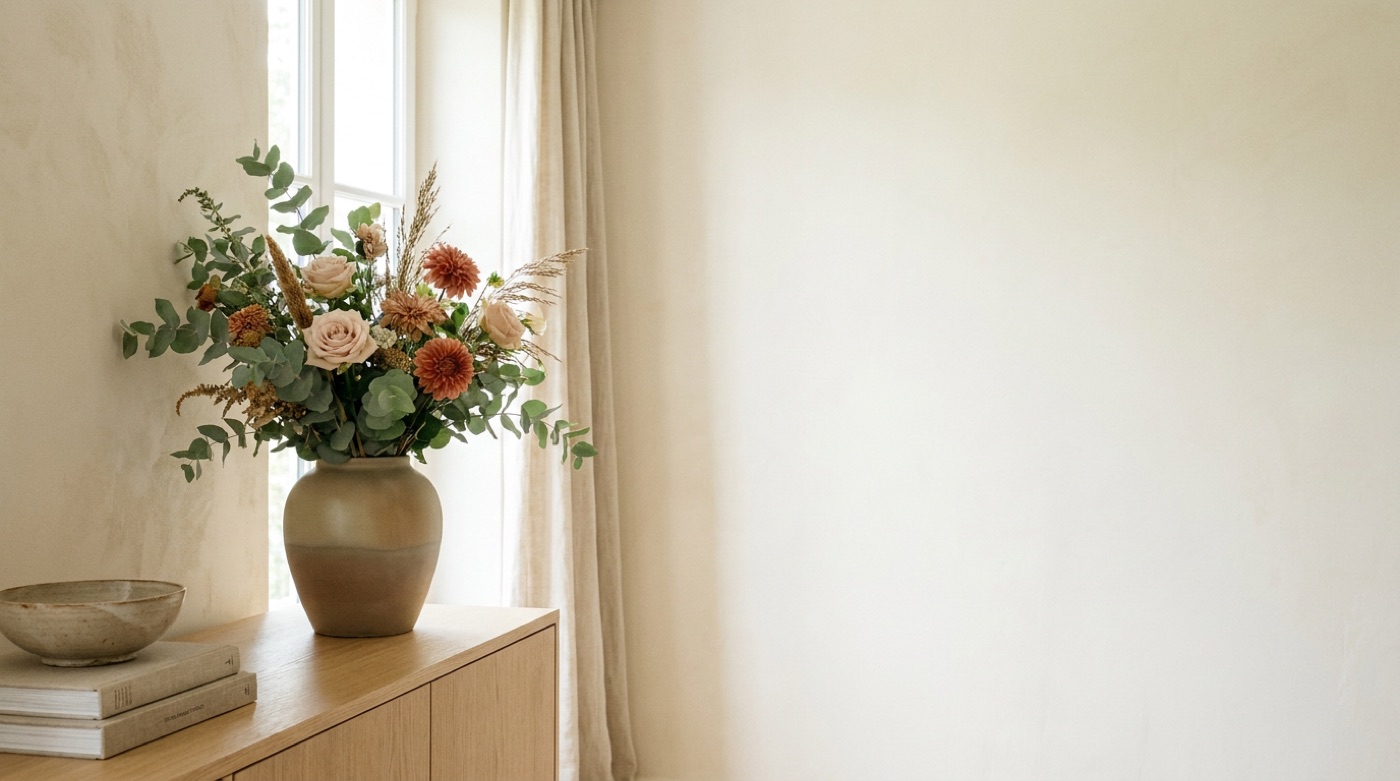 Bouquet d'abonnement floral chez soi